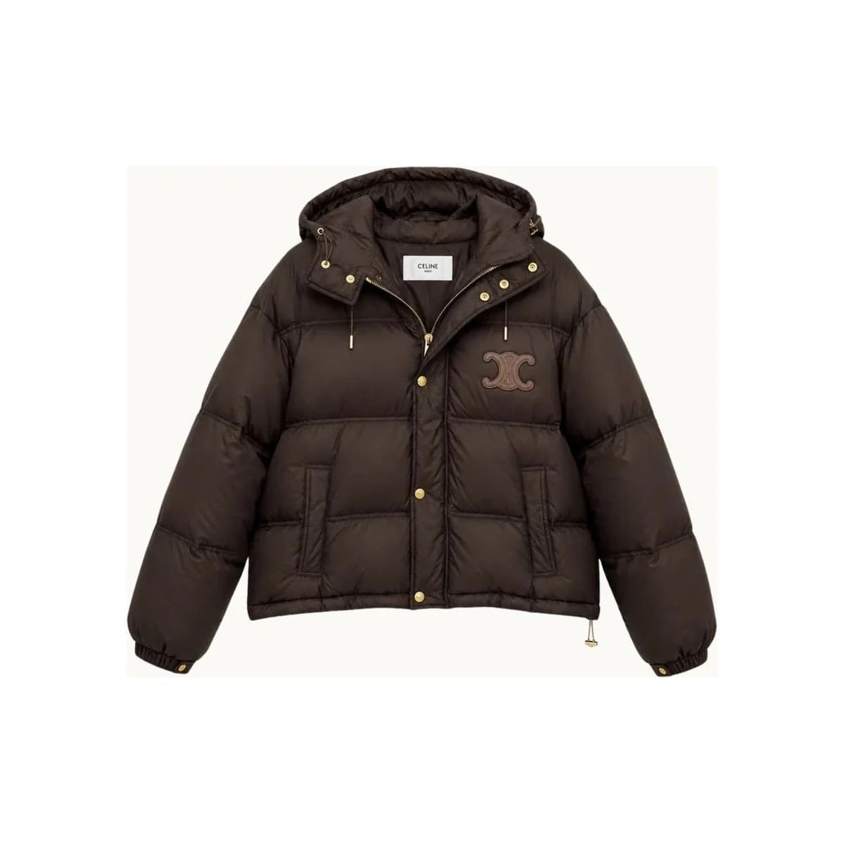 Brown detachable Puffer Jacket