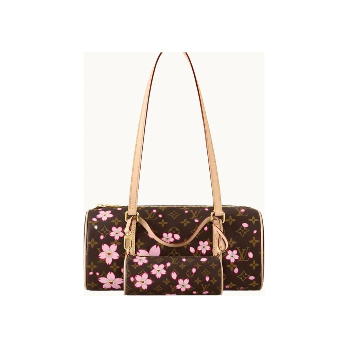 CHERRY BLOSSOM DOUBLE BAG