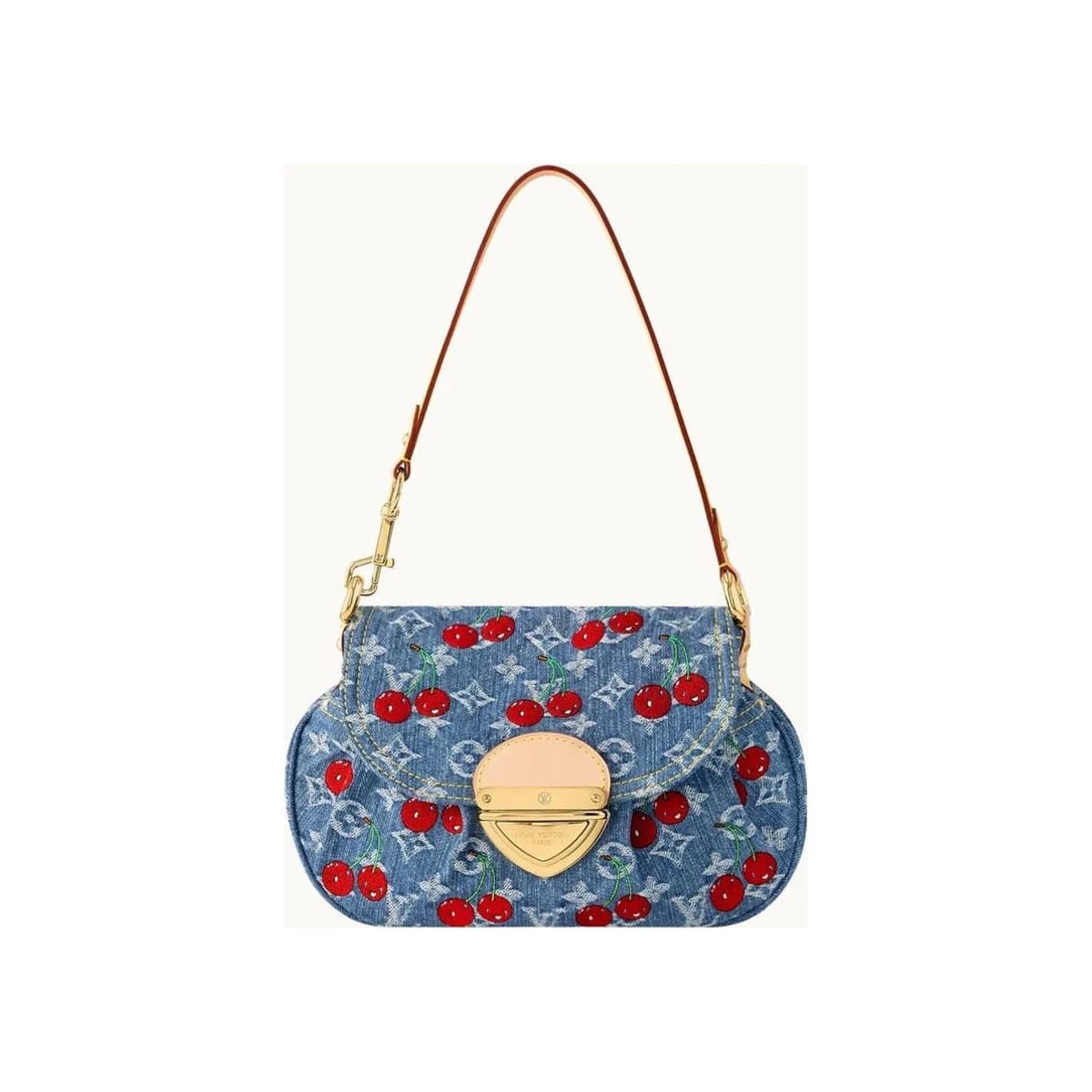 CHERRY DENIM BAG