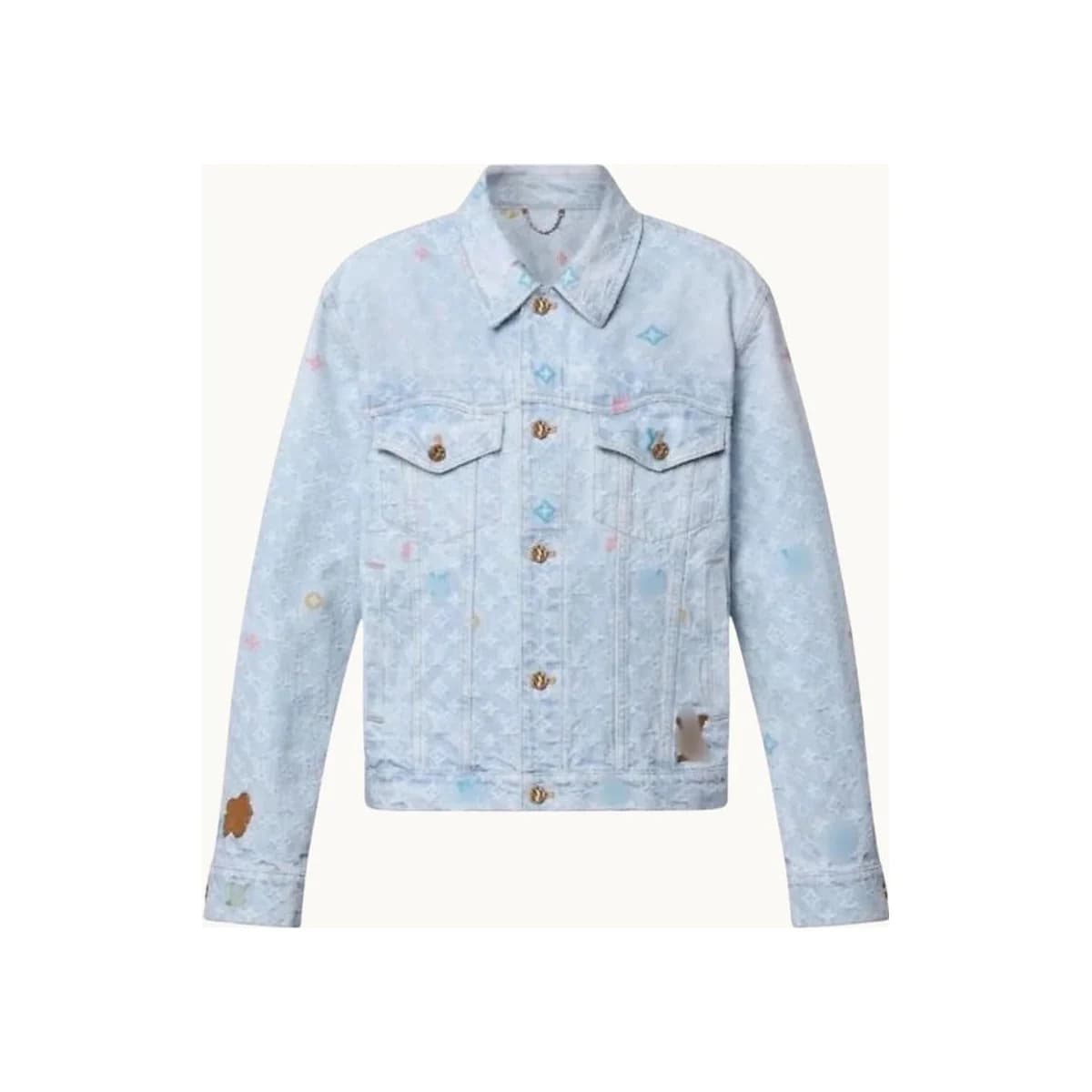 Denim jacket multicolor