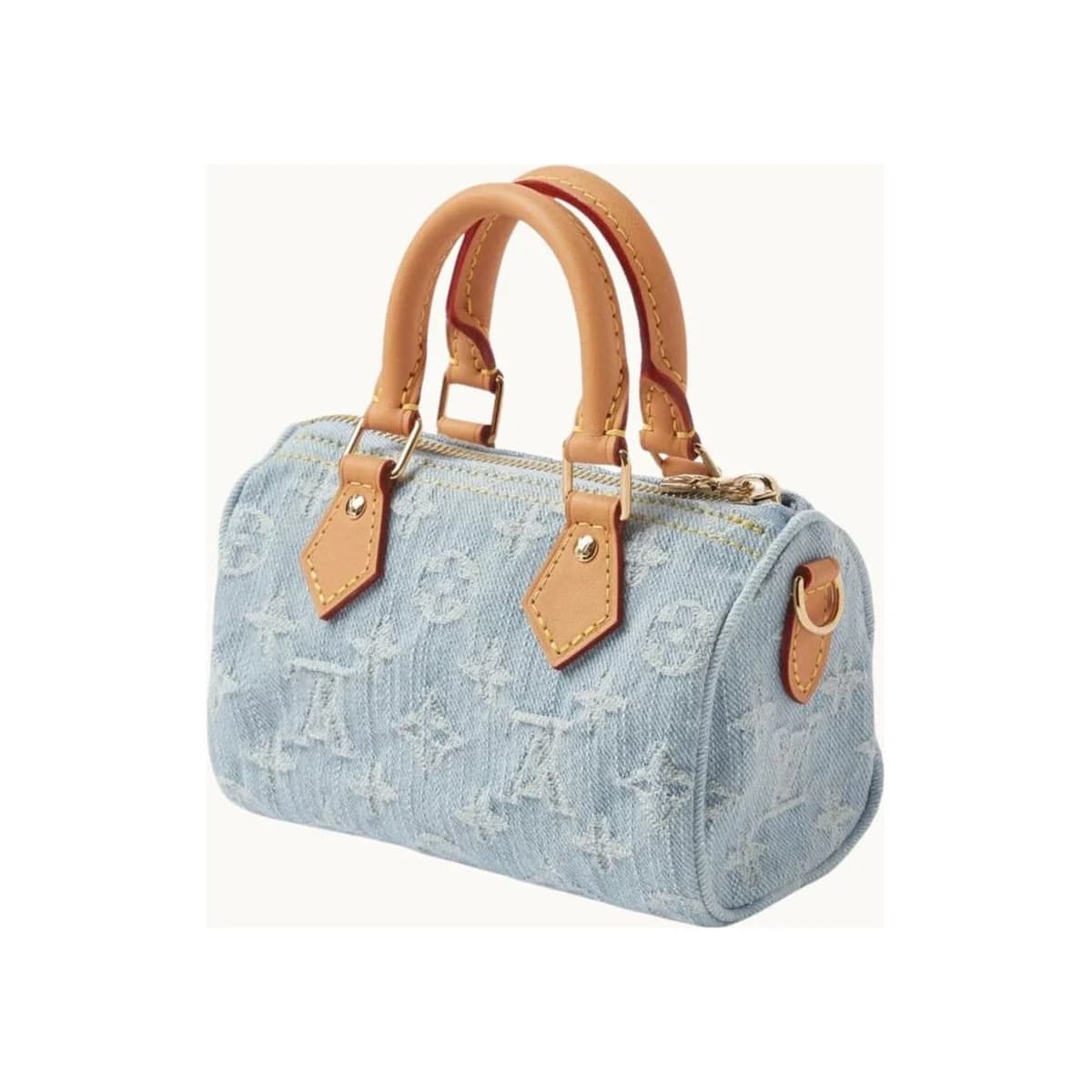 DENIM MINI DUFFLE BAG