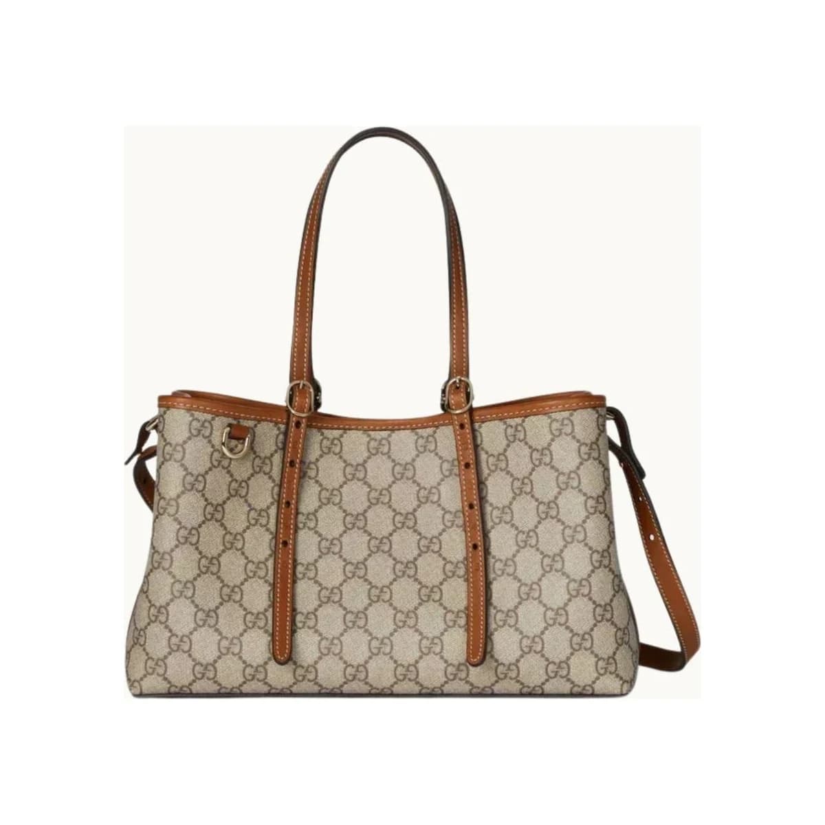 EMBLEM BROWN TOTE