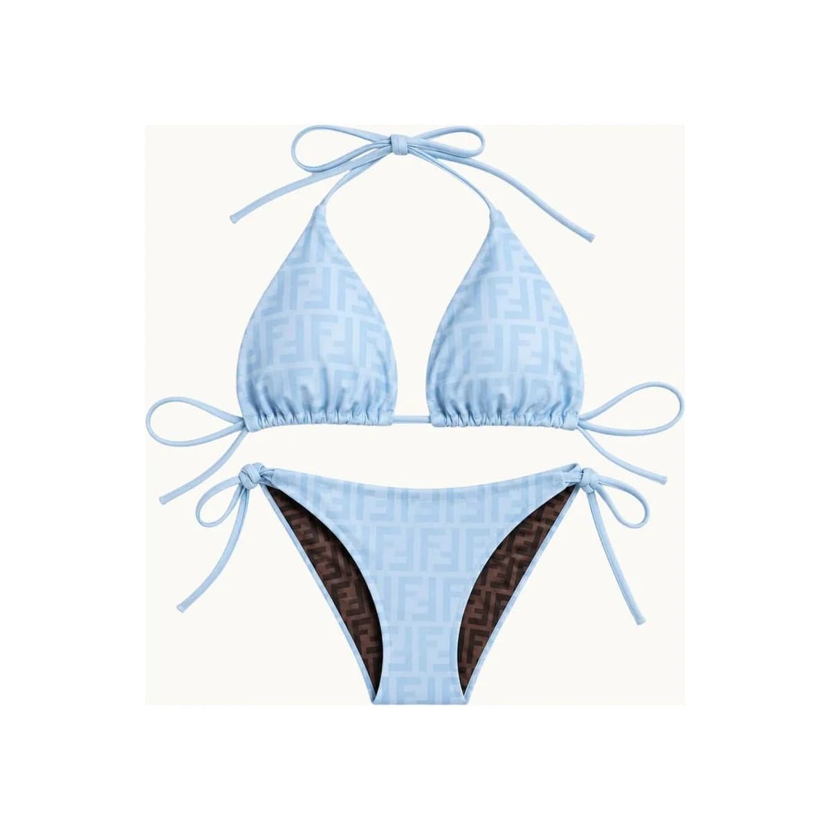 F BLUE BIKINI