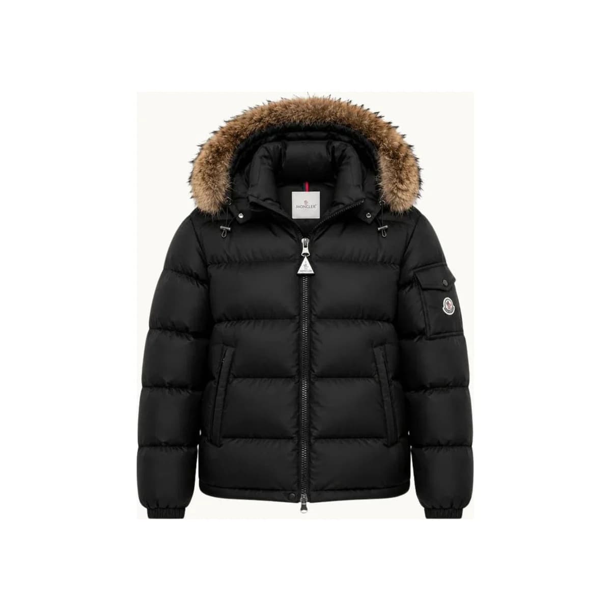 FUR TRIM MATT JACKET