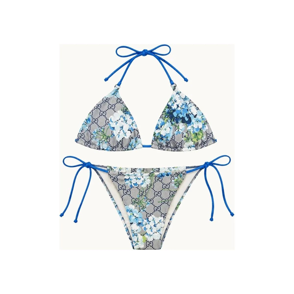 GIGI BLUE FLOWER BIKINI