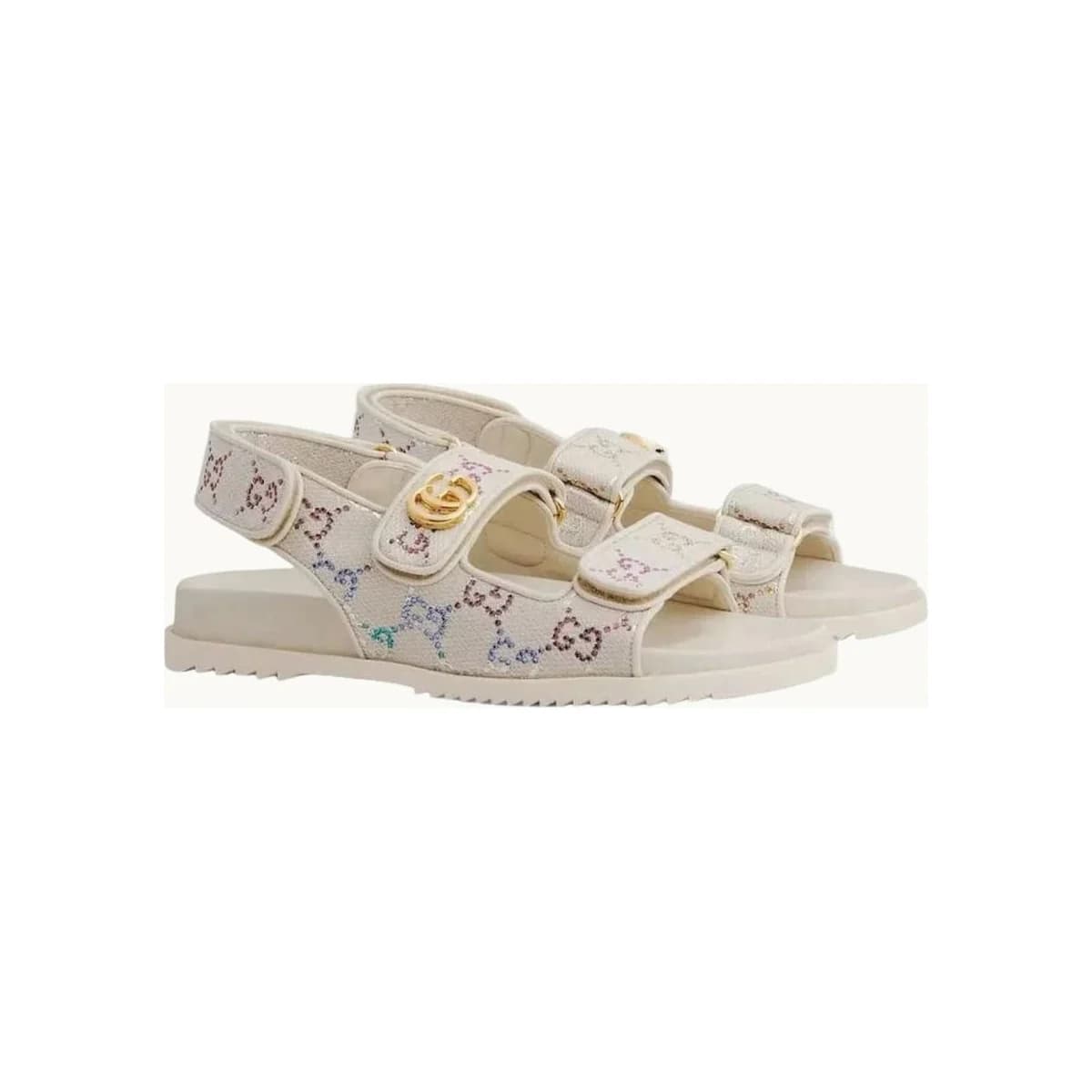 GIGI WHITE SPARKLE SANDALES