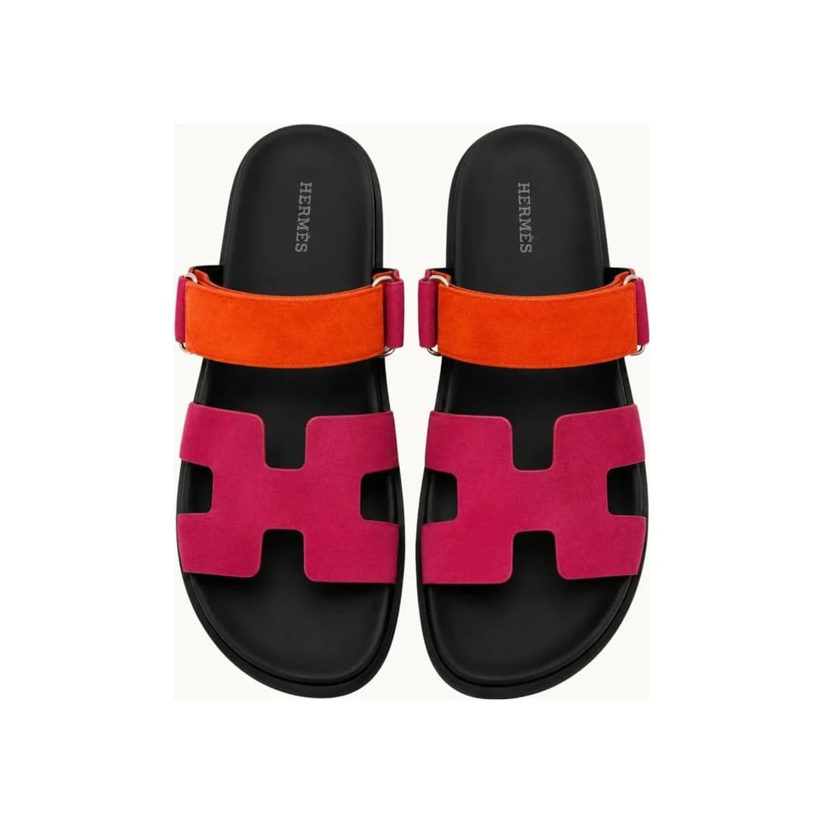 HÈR CHYPRA PINK ORANGE SANDALS