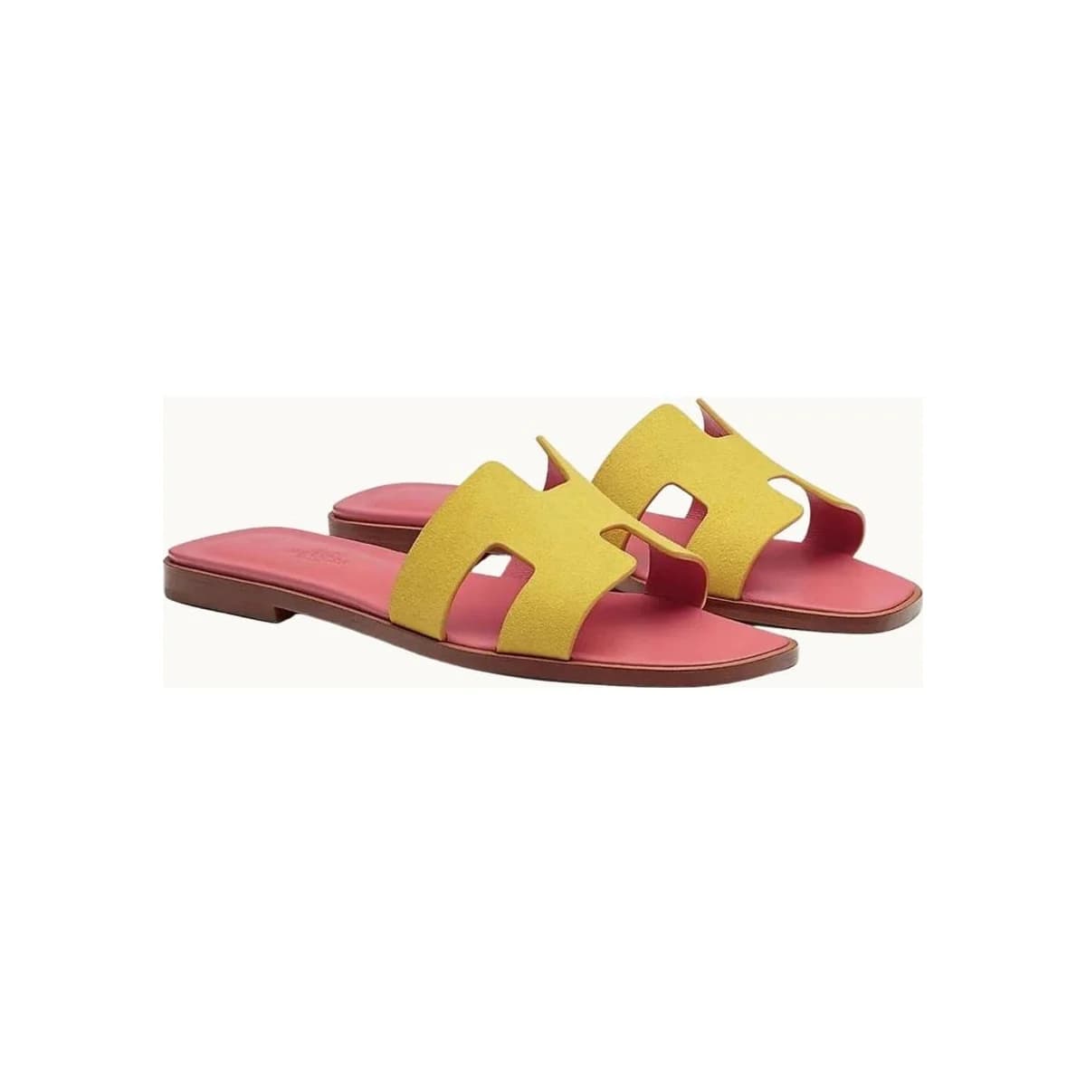HÈR PINK YELLOW SANDALES