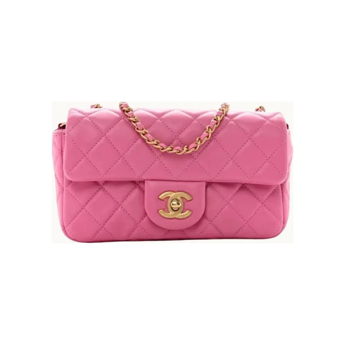 HOT PINK FLAP BAG
