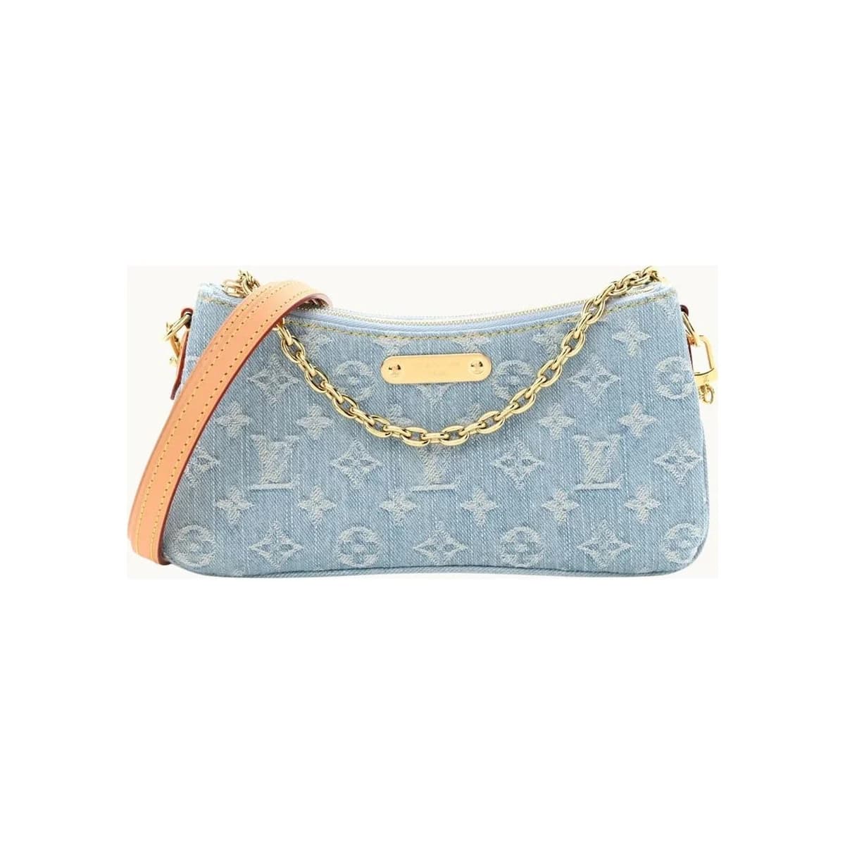 MINI DENIM BAG WITH CHAIN