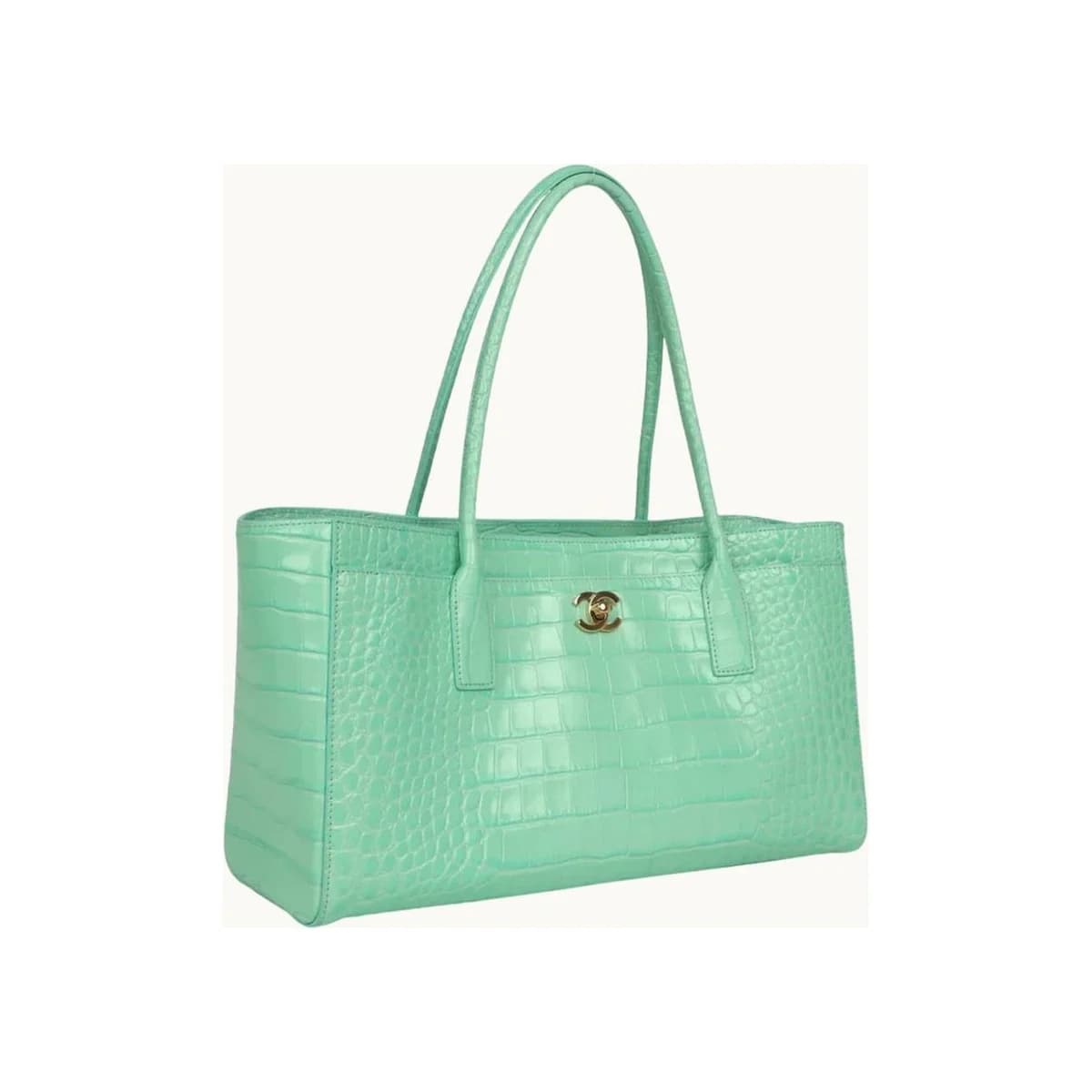 MINT CROCO BAG