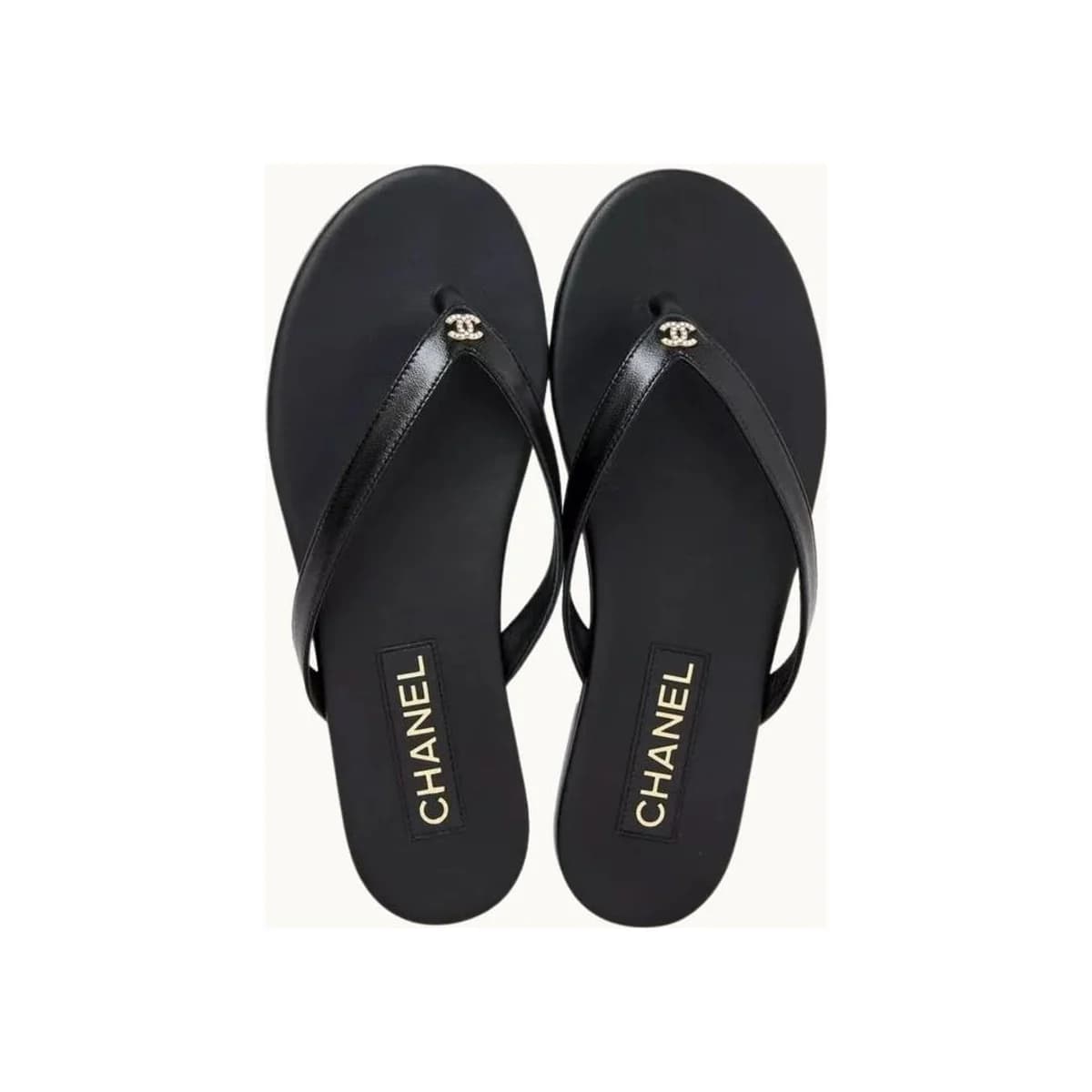 NEL BLACK FLIP FLOPS