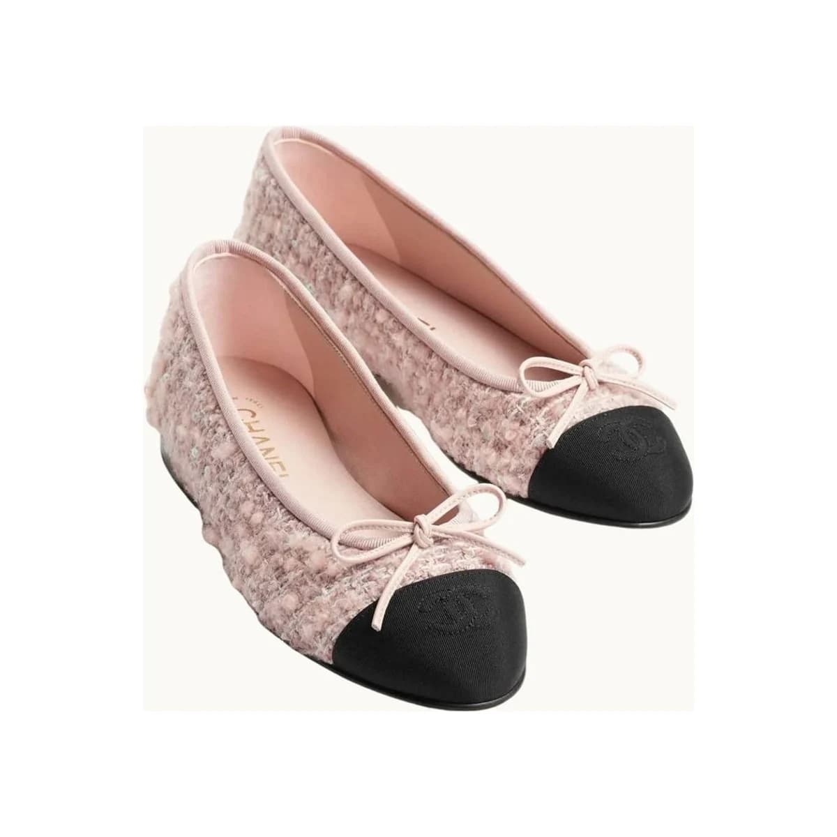 NEL PINK TWEED BALLERINA’S