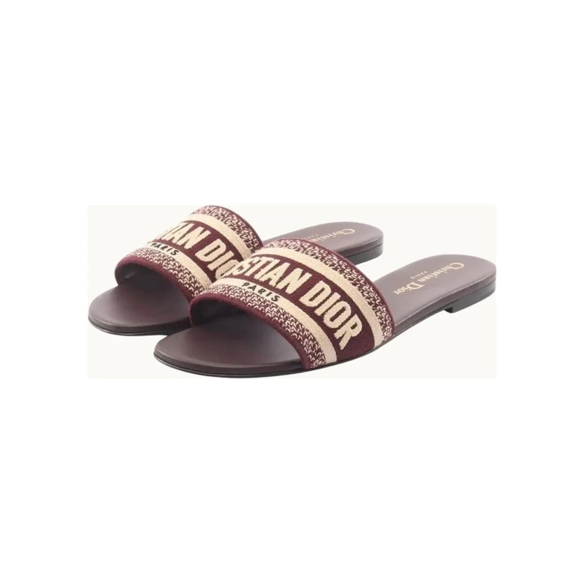 PARISE BURGUNDY SANDALES