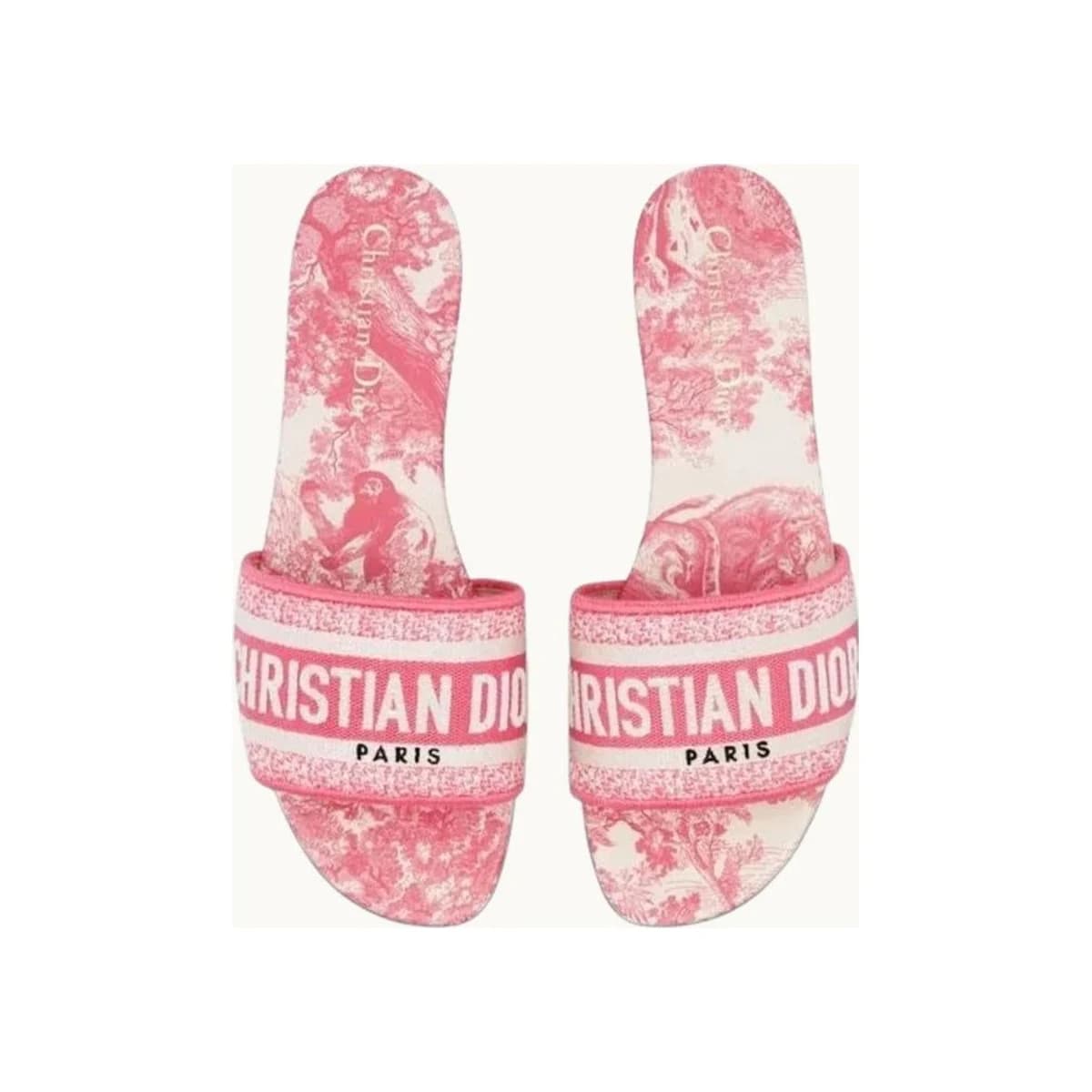 PARISE PINK PRINT SANDALES