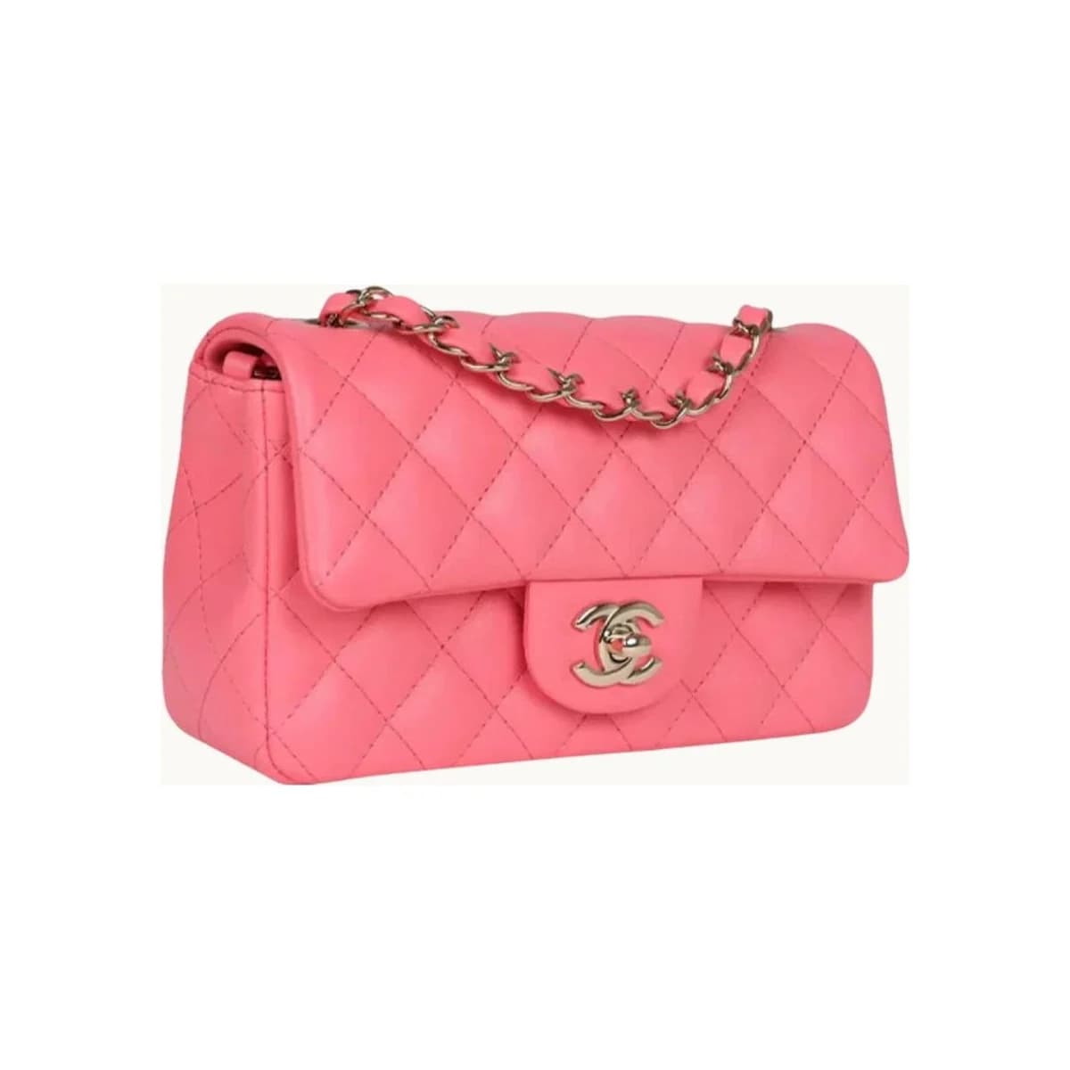 PINK CORAL FLAP BAG