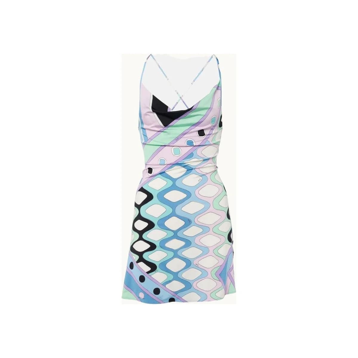 PUC AMILEE BLUE PINK MINT DRESS