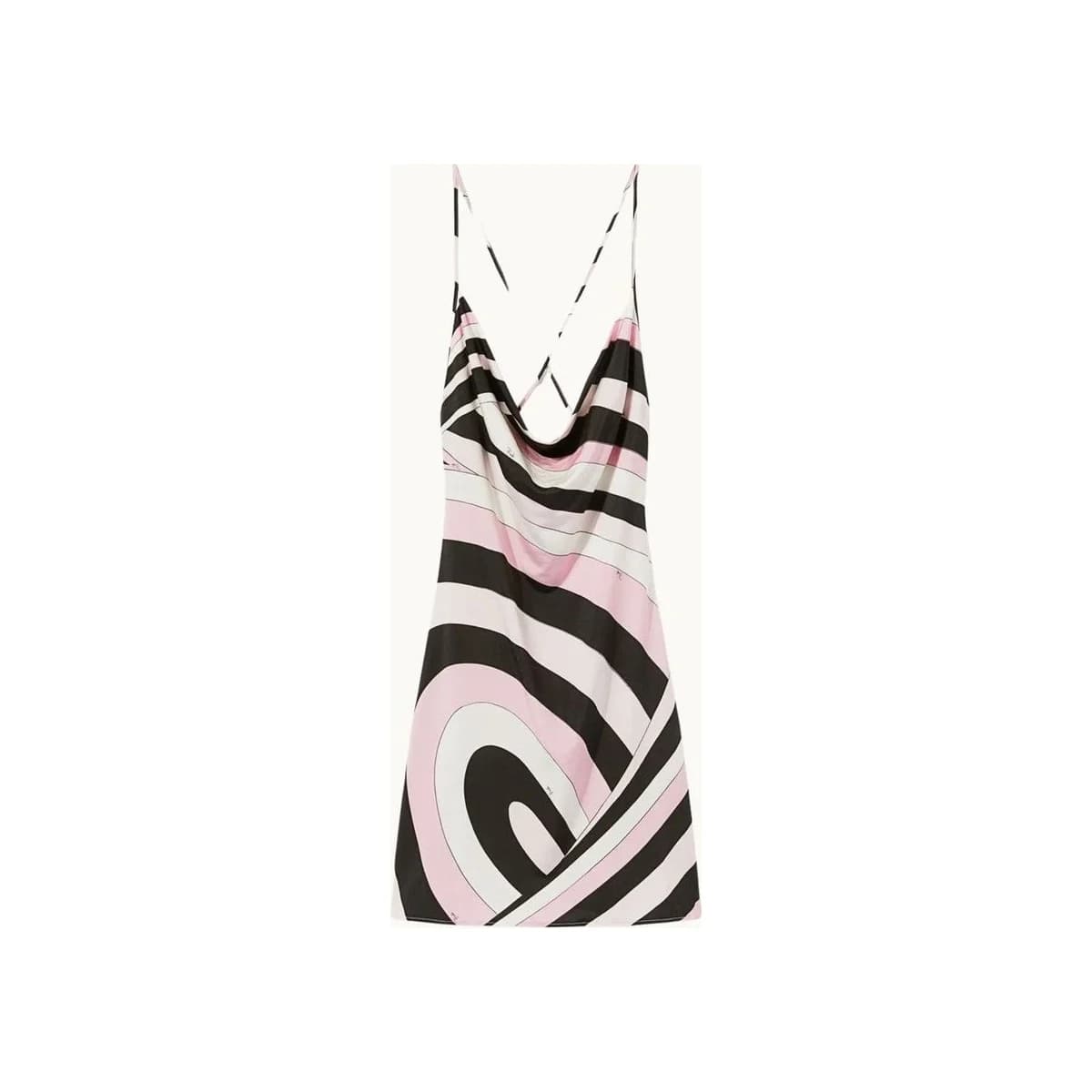 PUC AMILEE PINK BLACK DRESS