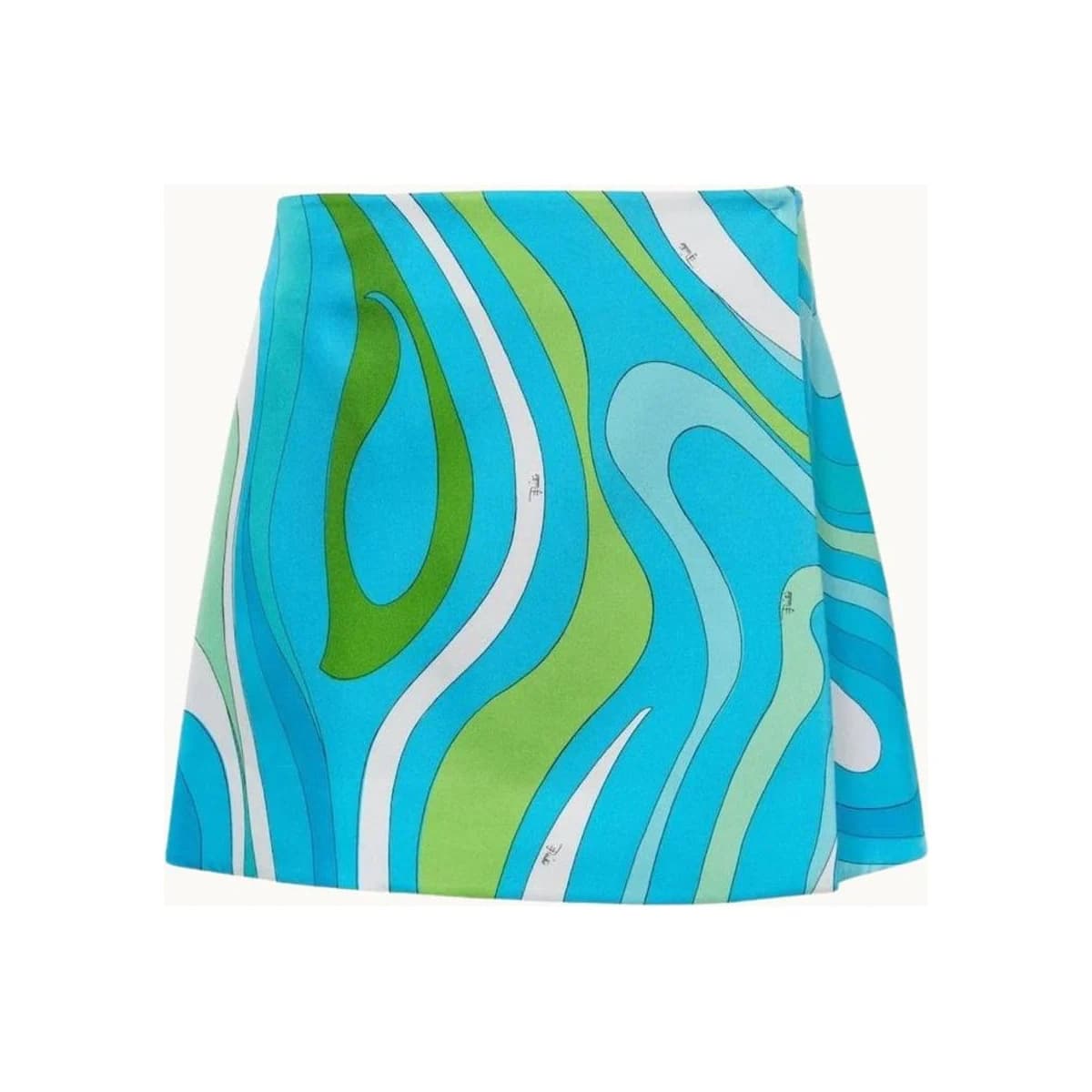PUC SASIE BLUE GREEN SKIRT