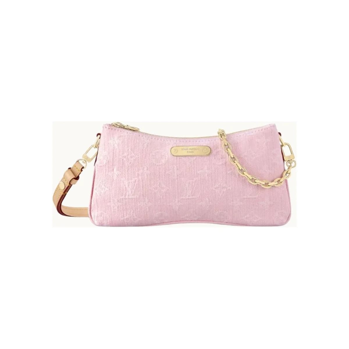 SMALL LIGHT PINK DENIM BAG