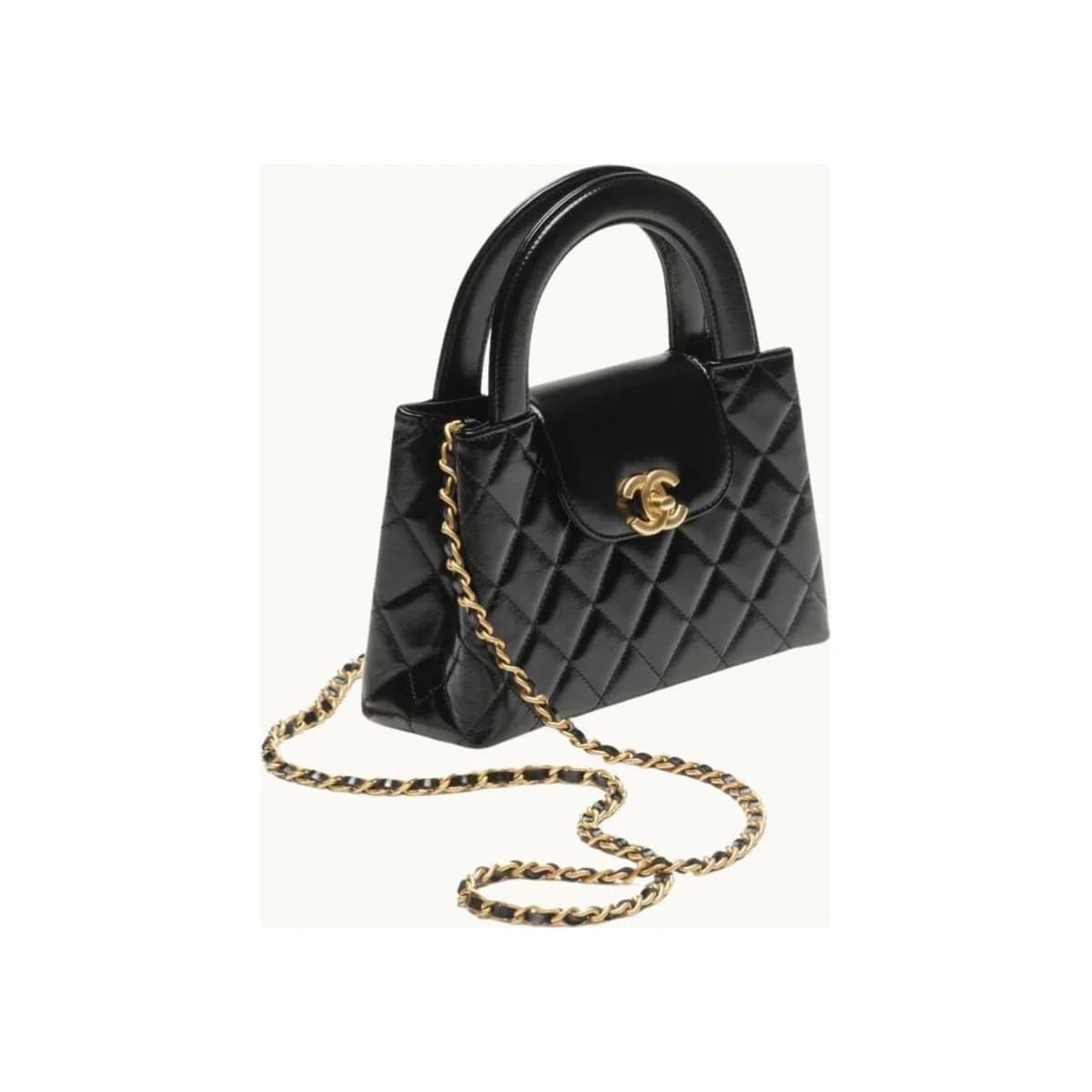 TOP HANDLE BLACK BAG