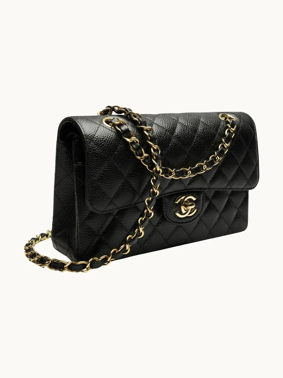 Chanel Classic Double Flap Bag in Black